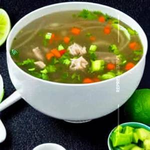 Clear Chicken Lime Soup 