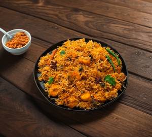 Prawns biryani