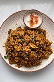 Mushroom Biryani Single