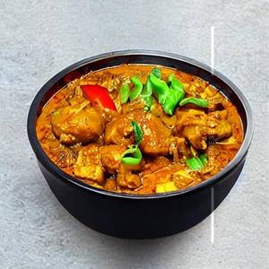 Spicy Chicken Curry Rice Meal