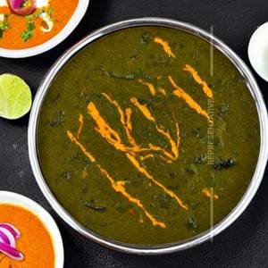 Dal palak lasooni
