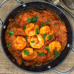 Kadai Prawns Masala