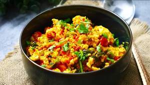 Mashroom Pyaaz Bhurji Spicy