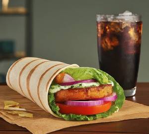 Hearty Chicken Patty Wrap + Coke Zero(Medium)