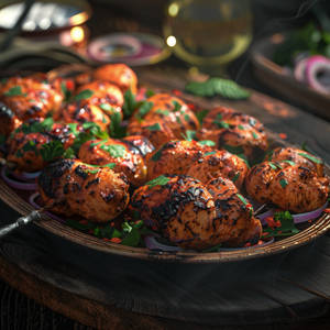 CHICKEN LEHSUNI TIKKA (6 Pcs)
