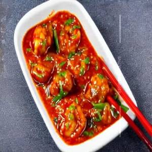 Prawns Manchurian (Gravy)