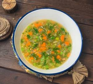 Veg lemon coriander soup