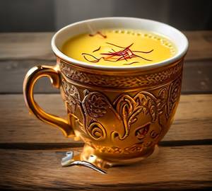 Kesar (Saffron) Tea [500 Ml, 4 Cups]