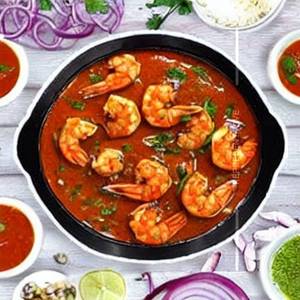 Prawns in Choice of Sauce