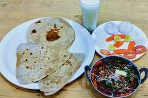 Veg Fried Rice + Veg Tawa + 2 Chaas + 2 Papad Combo