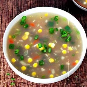 Sweet Corn Manchow Soup