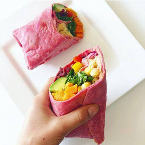 Veg Beet Root Wrap