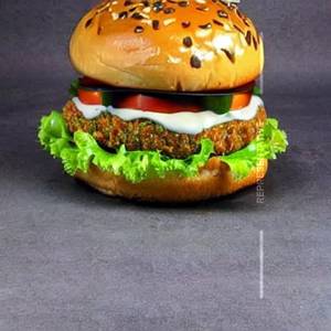 Chilli Garlic Mayo Beef Burger (Big Patty)