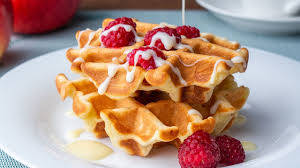 Swiss White Chocolate Waffle 4Slice