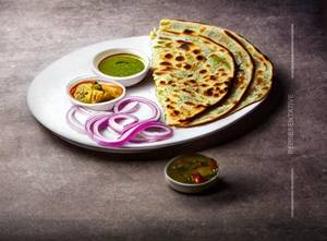 Desi Ghee  Aloo Pyaz Paratha