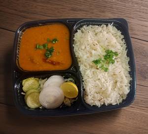 Gujarati dal rice thali