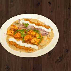 Paneer tikka roll