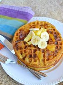 Pineapple Waffles 4 Slice