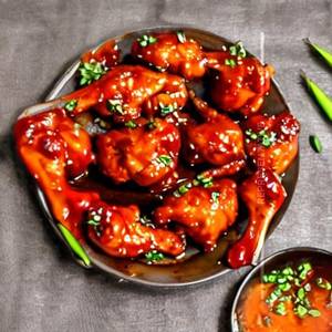 Chicken Drumsticks in Honey Chilli Sauce