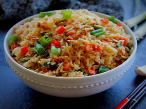 Chicken Singapore Fried Rice