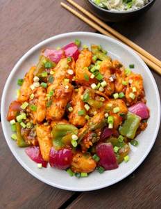 Golden Baby Corn With Honey Chili Sauce (Serves 1-2)