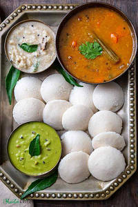 Mini Idlis (10 Pcs) (no Onion & Garlic)