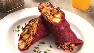 Chicken Beet Root Wrap