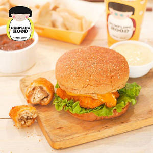 Mexican Chicken Momo Burger