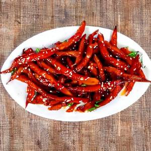 Honey chilli potato