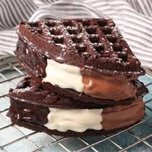 Triple Chocolate Waffles