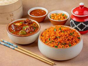 Triple Schezwan Fried Rice