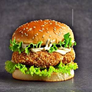 Double Treat Chicken Burger