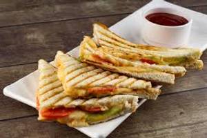 Cheese garden sandwich