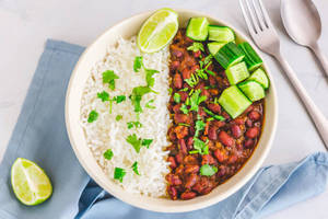 Rajma With Chawal