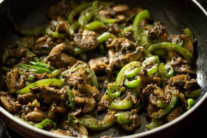 Mushroom Pepper Fry