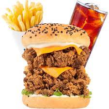 Chicken tower burger