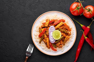 Chilli Baby Corn Gravy