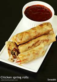 Chicken spring rolls