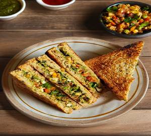 Grilled Cheese Chilli Sandwich
