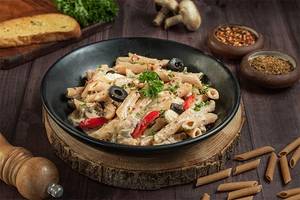 Whole Wheat White Sauce Pasta