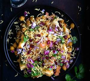 Ragda Papdi Chaat