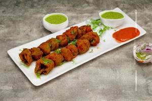 Double Egg Mutton Seekh Kabab Roll