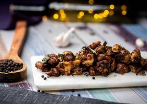 Mushroom pepper fry