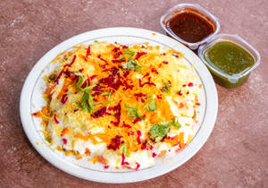 Dahi Samosa Ragda Chat
