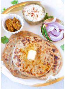Aloo Paratha + Dahi (2pcs)                                     