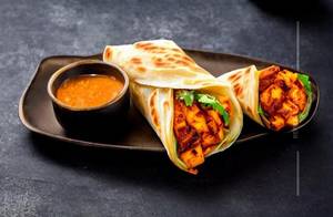 Double Egg Paneer Roll