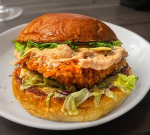 Cream Cheese Chicken Burger