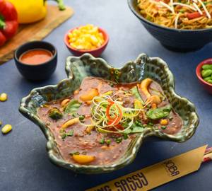 Mushroom And Asparagus In Sambal Garlic Sauce