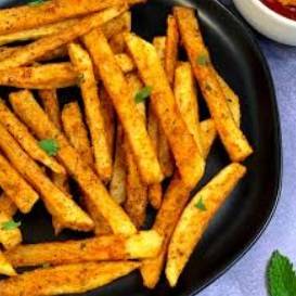 Masala seasoning and masala coated fries [110 grams]