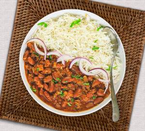 Punjabi Tadka ( Rajma + Rice )